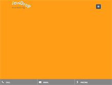 Tablet Screenshot of jawdropmarketing.com